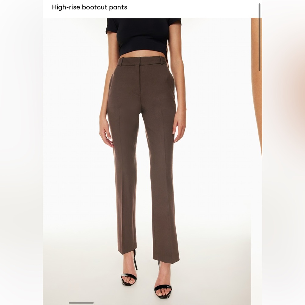 BNWT Babaton Publish Pants in Coffee Bean